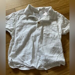 Zara pullover linen shirt